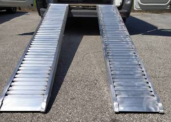 Najazdy aluminiowe Włoska jakość 2m-5m do 13t