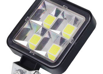 LAMPA ROBOCZA LEDOWA PROSTOKĄTNA, 4XCOB MINI, 9-36V, 80X80X20 MM, OBUD