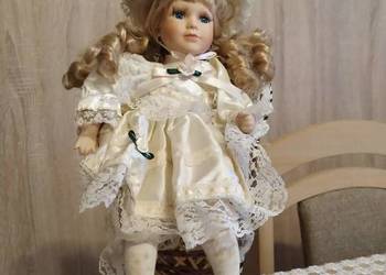 Angielska lalka porcelanowa - Panna młoda