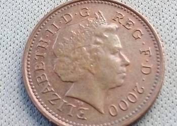 WIELKA BRYTANIA-ONE PENNY-2000 r