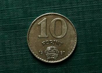 WĘGRY - 10 forintów, 1987r