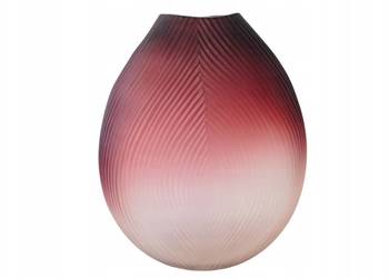 Nowoczesny szklany wazon DESIGN 25 ciekawy kształt