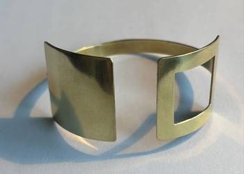 Bransoleta z kwadratowego mosiądzu