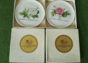 porcelana spodki kwiaty