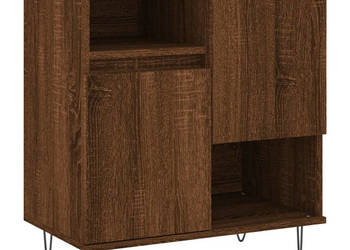 Komoda brązowy dąb 60x35x70 cm materiał drewnopochodny WM-831195