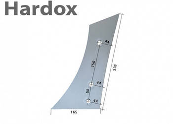 Pierś HARDOX 3450523/L SU1KL części do pługa LEMKEN