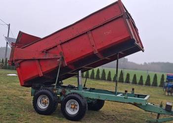 Przyczepa wywrotka tandem skorupa zarejestrowana