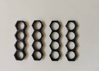 Holder, dystans do ogniw 18650 moduł 4x1, do budowy baterii