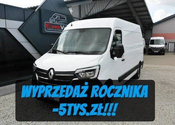 Renault Master sredniak L2H2 3 osobowy lift pełna opcja