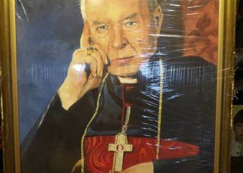 kardynał Stefan Wyszyński olej na płótnie 90x70