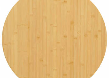Blat do stołu Ø90x25 cm bambusowy WM-352684