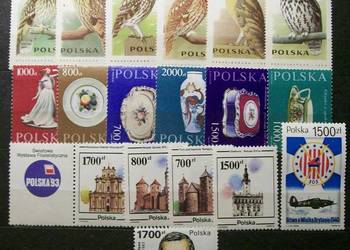Znaczki polskie rok 1990 - IV kwartał