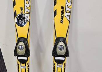 Narty dziecięce Atomic Race 5 z wiązaniami Atomic, 100cm