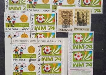 Znaczki polskie rok 1974 kasowane