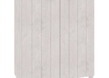 Szafka na buty HAMAR biała 85x40x108 cm lite sosna WM-340517