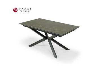 Stół ze spieku kwarcowego rozsuwany 200-280x90cm NOIR