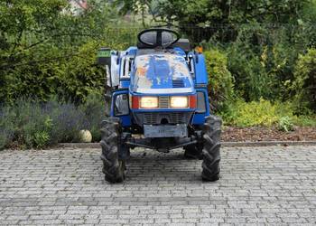 Traktorek ISEKI TU 155 4X4, z glebogryzarka, wspomaganie kierownicy