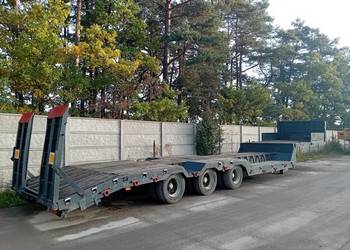 Naczepa niskopodwoziowa trzyosiowa, z obniżonym pokładem”