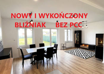 OKAZJA! Wykończony nowy bliźniak z garażem bez PCC