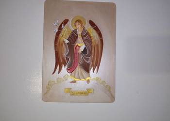 Archanioł Gabriel na desce Archanioł Gabriel na desce