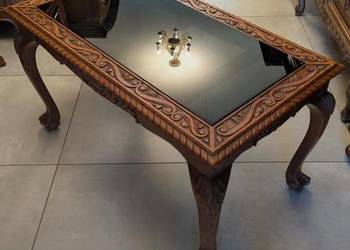 Wspaniały dębowy stolik na Iwich łapach