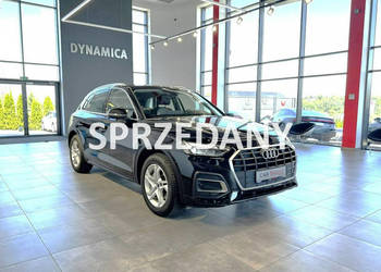 Audi Q5 35TDI 163KM S-tronic 2021 r., salon PL, I właściciel, komplet opon…