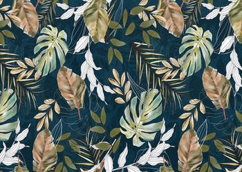 Tapeta, fototapeta duże kwiaty 3D