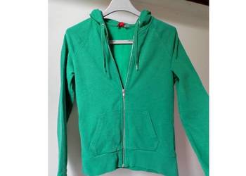 bluza z kapturem sportowa zasuwana z kieszeniami kangurka kurtka