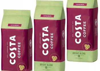 Kawa ziarnista COSTA COFFEE Bright Blend 100% Arabica 3x 1kg