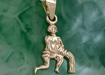 -30% Wisiorek Złoty 585 Znak Zodiaku WODNIK Z-1180 -30% Wisiorek Złoty 585 Znak Zodiaku WODNIK Z-1180