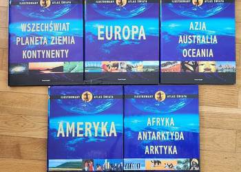 Ilustrowany atlas świata 5 tomów