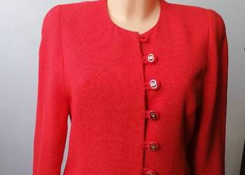 ELEGANCKA CZERWONA MARYNARKA - ŻAKIET KUMI_R.42/XL