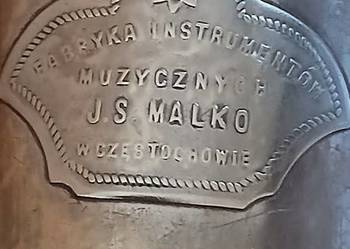 Mosiężna  unikatowa polska trąbka