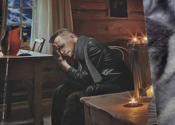 „Wojna i miłość” autorstwa Else Berit Kristiansen, zatytułowany „W kręgu po