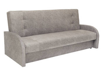 Wersalka Tapicerowana Jasnoszara Materiał Odporny Na Zwierzęta OLA