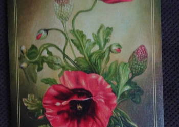 pocztówka okazjonalna z kwiatami