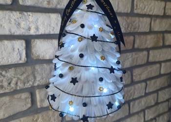 Choinka święta dekoracja rękodzieło