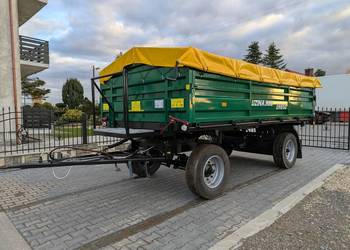 Przyczepa 7t Wywrotka na 1 siłownik Nowa Podłoga Burty BSS IFA HL HW