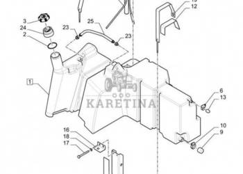New Holland T6010 Zbiornik paliwa 47479283