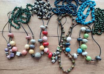 Korale ceramika ,sztuczne różne cena za 1 sztukę