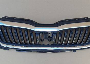 SKODA OCTAVIA IV 4 GRILL ATRAPA CHŁODNICY CHROM ORYGINAŁ 5E3853653