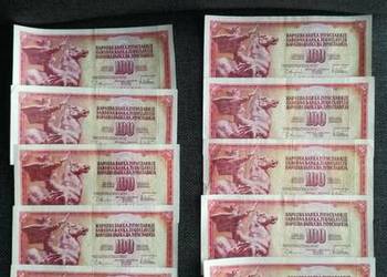 100 dinarów - 13 sztuk