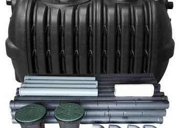 Oczyszczalnia osadnikowa 3000 AB z rurami