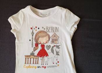 Bluzka bluzeczka T-shirt koszulka Primark Berlin jednorożec