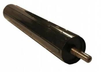 Wał rolujący kompletny (łożyska, koło, wpust, denka, seger)