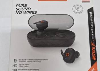 HyperGear słuchawki bezprzewodowe TWS Quick Pair i Bluetooth 5.0 czarne