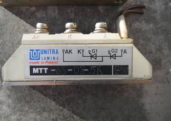 Moduł tyrystorowy Unitra Lamina MTT- tyrystor 40A / 63A