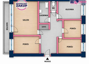 Mieszkanie sprzedam Gdańsk 67m2 4 pokoje