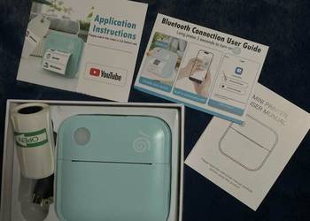 Mini drukarka Bluetooth do telefonu termiczna przenośna