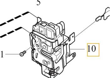VOLVO S60 V60 XC60 II zamek drzwi przedni prawy OE 31349891